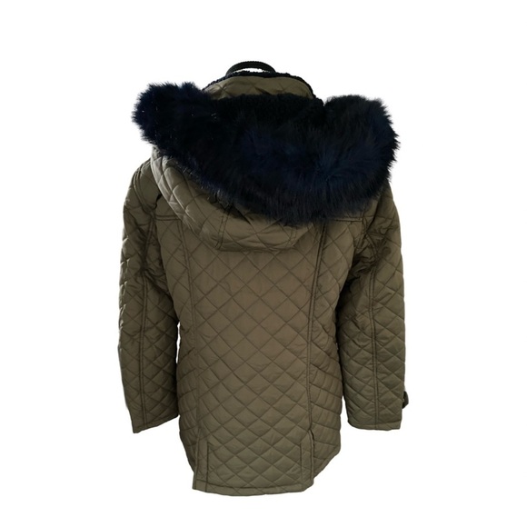 Tommy Hilfiger Women's Full Zip Quilted Hooded Puffer Jacket NWOT Size M - Picture 2 of 10